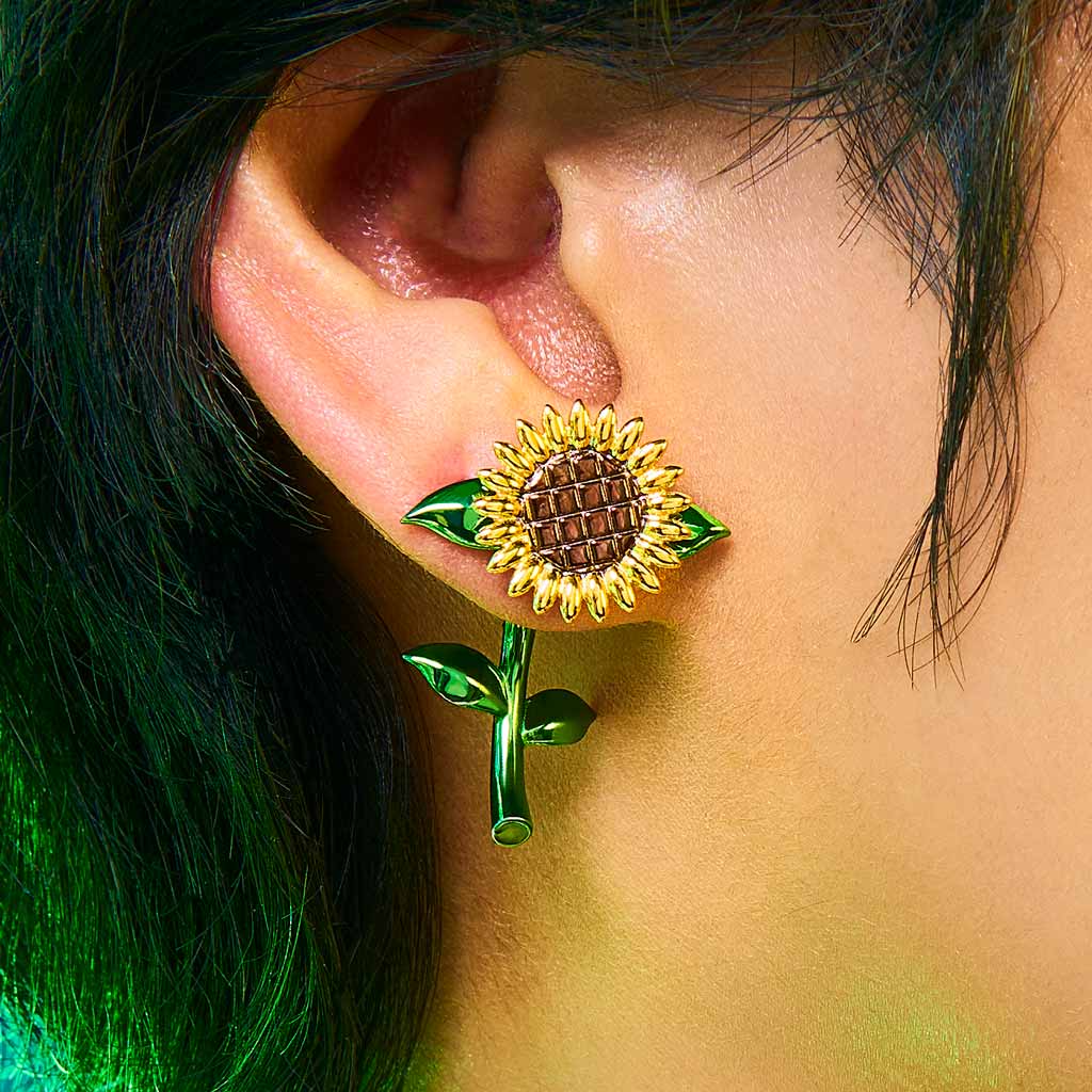 Sunflower Earring - Image 2
